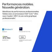 Image de HP ZBook 8 G2i 16 Copilot+ PC Intel Core Ultra 7 356H Station de travail mobile 40,6 cm (16") WUXGA 32 Go DDR5-SDRAM 512 Go SSD NVIDIA RTX PRO 500 Blackwell Wi-Fi 7 (802.11be) Wi ... (E7WP7ET)