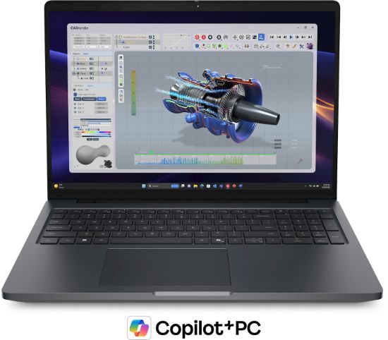 Image de DELL Pro Precision 5 16 PW516261 Copilot+ PC Intel Core Ultra 7 366H Ordinateur portable 40,6 cm (16") Full HD+ 32 Go LPDDR5x-SDRAM 1 To SSD NVIDIA RTX Pro 1000 Blackwell Wi-Fi 7 ( ... (68RH2)