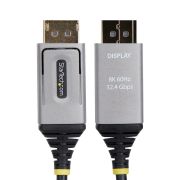 Image de StarTech.com Câble Optique Actif Hybride (AOC) DisplayPort 1.4 de 30m, CMP Plenum, 8K 60Hz, 32,4 Gbps, Câble DisplayPort Actif (8K-AOC-30M-DP-CABLE)