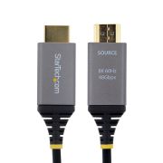 Image de StarTech.com Câble Optique Actif Hybride (AOC) HDMI 2.1 de 10m, CMP Plenum, 8K 60Hz, 48 Gbps, Câble HDMI 2.1/2.0 Certifié Ultra Haut Débit (8K-A-10M-HDMI-CABLE)