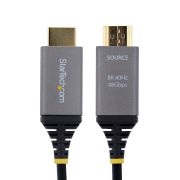 Image de StarTech.com Câble Optique Actif Hybride (AOC) HDMI 2.1 de 30m, CMP Plenum, 8K 60Hz, 48 Gbps, Câble HDMI 2.1/2.0 Certifié Ultra Haut Débit (8K-A-30M-HDMI-CABLE)
