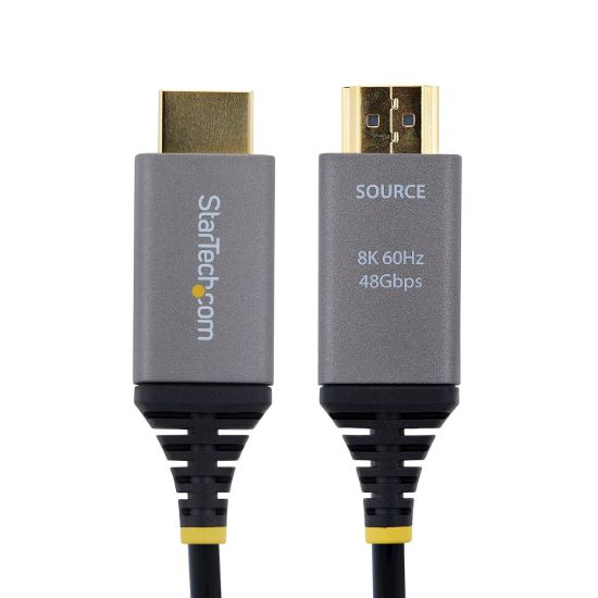 Image de StarTech.com Câble Optique Actif Hybride (AOC) HDMI 2.1 de 30m, CMP Plenum, 8K 60Hz, 48 Gbps, Câble HDMI 2.1/2.0 Certifié Ultra Haut Débit (8K-A-30M-HDMI-CABLE)