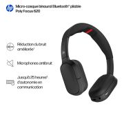 Image de HP Poly Micro-casque Bluetooth Focus 620 Fold (C56XVAA)