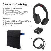 Image de HP Poly Micro-casque Bluetooth Focus 620 Fold (C56XVAA)