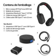 Image de HP Poly Micro-casque stéréo Bluetooth Focus 625 (C56XPAA)