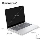 Image de HP EliteBook 8 G2i 14 Next Gen AI PC Copilot+ PC Intel Core Ultra 5 325 Ordinateur portable 35,6 cm (14") WUXGA 16 Go DDR5-SDRAM 512 Go SSD Wi-Fi 7 (802.11be) Windows 11 Pro Arge ... (DW7K1ET)