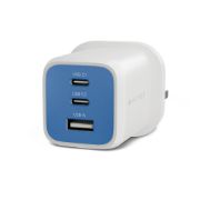 Image de Targus HyperJuice Flex 65W GaN Ordinateur portable, Smartphone, Casque, Consoles portables Bleu, Blanc Secteur Intérieure (HJ1202BUEU)