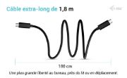 Image de i-tec USB-C Charging Cable 1.8m (C31CHRGCBL180CM)