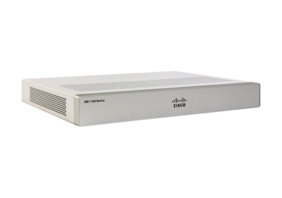 Image de Cisco  Integrated Services Router with 8-Gigabit Ethernet (GbE) Dual Ports, Pluggable LTE Advanced, 4 GB Memory, GE SFP Router, SMS/GPS Routeur - Argent (C1121X-8P)