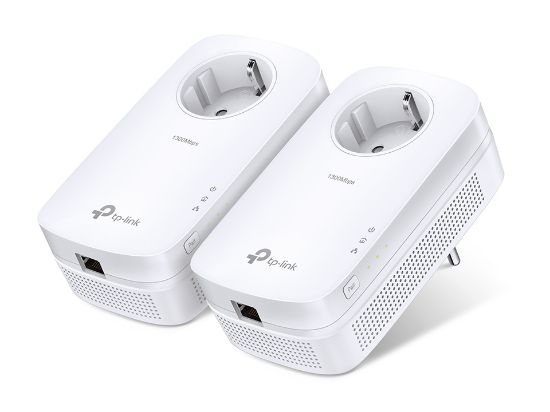 Image de TP-Link Adaptateur réseau CPL 1300 Mbit/s Ethernet/LAN Blanc 2 pièce(s) (TL-PA8010P KIT)