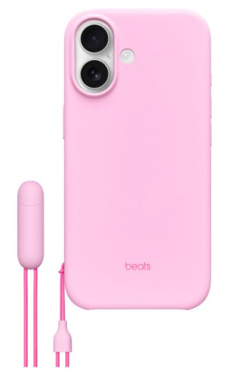Image de Apple Coque Beats Kickstand avec MagSafe et Commande de l’appareil photo pour iPhone 17 - Rose quartz (MGY64LL/A)