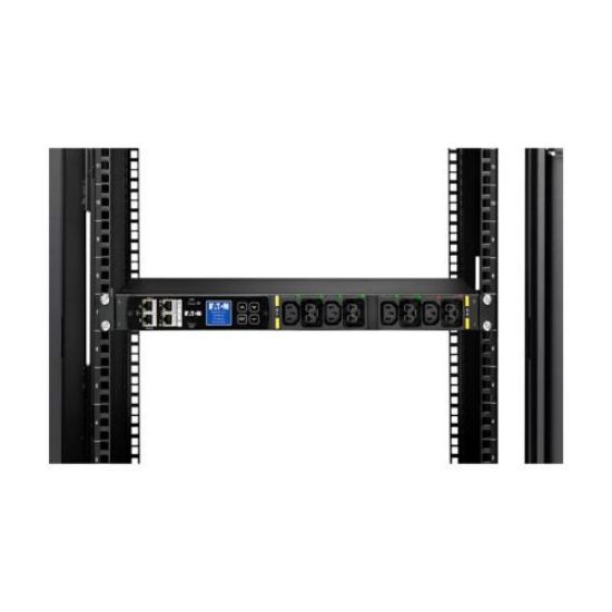 Image de Eaton PDU G4 MA 1U C20I 16A 1P unité de distribution d'énergie 8 sortie(s) CA Noir (EHMAFC20G)