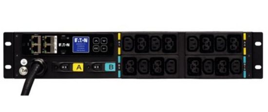 Image de Eaton PDU G4 MI 2U 309 32A 1P unité de distribution d'énergie 16 sortie(s) CA Noir (EHMIF132K)
