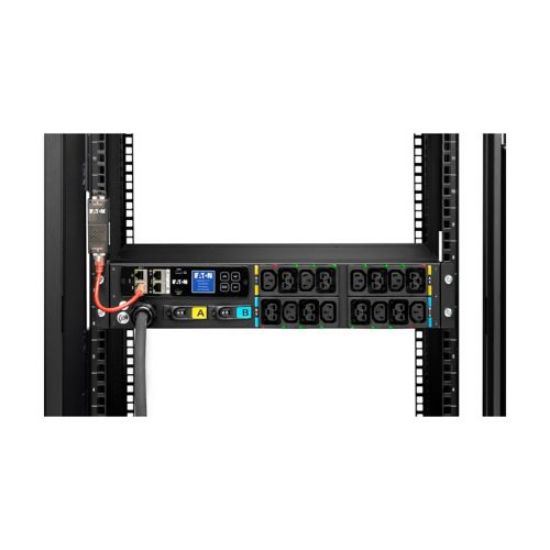Image de Eaton PDU G4 MA 2U 309 32A 1P unité de distribution d'énergie 16 sortie(s) CA Noir (EHMAF132K)