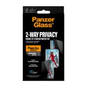 Image de PanzerGlass ® 2-Way Privacy Front Screen Protector iPhone Duo | FRAME FIT w. EasyAligner Protection d'écran transparent Apple 1 pièce(s) (PG12437)