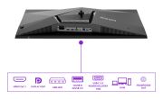 Image de AOC écran plat de PC 86,4 cm (34") 3440 x 1440 pixels Wide Quad HD QD-OLED Noir (AGP346UCSD)