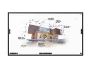 Image de Sharp LB753-WIFI tableau blanc interactif 190,5 cm (75") 3840 x 2160 pixels Écran tactile Noir Bluetooth (PNLB753-WIFIB)