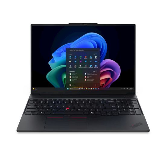 Image de Lenovo ThinkPad E16 Gen 4 (Intel) Copilot+ PC Intel Core Ultra 7 355 Ordinateur portable 40,6 cm (16") WUXGA 32 Go DDR5-SDRAM 512 Go SSD Wi-Fi 7 (802.11be) Windows 11 Pro Noir ... (21YC008GML)