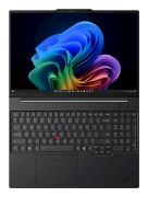 Image de Lenovo ThinkPad T16 Gen 5 (AMD) Copilot+ PC AMD Ryzen AI 5 PRO PRO 440 Ordinateur portable 40,6 cm (16") WUXGA 16 Go DDR5-SDRAM 512 Go SSD Wi-Fi 7 (802.11be) Windows 11 Pro No ... (21WX002FMH)
