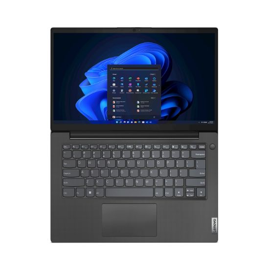 Image de Lenovo V14 G4 AMN AMD Ryzen™ 5 7520U Ordinateur portable 35,6 cm (14") Full HD 16 Go LPDDR5-SDRAM 512 Go SSD Wi-Fi 6 (802.11ax) Windows 11 Pro Noir Anglais (82YT013PMH)