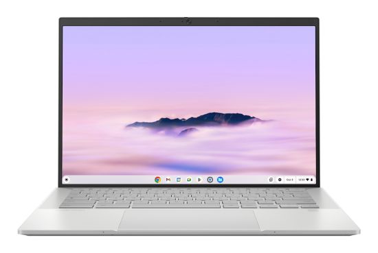 Image de ASUS Chromebook Plus Enterprise CB54 CB5403CMA-QM1362 Intel Core Ultra 5 115U 35,6 cm (14") Écran tactile WQXGA 16 Go LPDDR5x-SDRAM 256 Go SSD Wi-Fi 6E (802.11ax) ChromeO ... (90NX0791-M01P60)