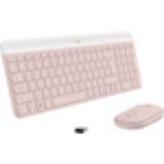 Image de Logitech MK470 - QWERTY Clavier - Rose (920-011322)