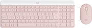 Image de Logitech MK470 - QWERTY Clavier - Rose (920-011322)