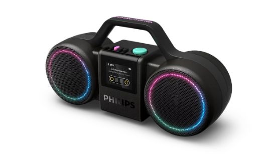 Image de Philips The Roller Enceinte portable stéréo Noir 60 W (TAMS60B/00)