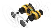 Image de Philips The Roller Enceinte portable stéréo Jaune 60 W (TAMS60Y/00)