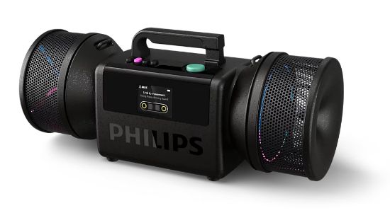 Image de Philips The Tube Enceinte portable stéréo Noir 140 W (TAMS80B/00)