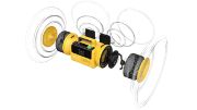 Image de Philips The Tube Enceinte portable stéréo Jaune 140 W (TAMS80Y/00)